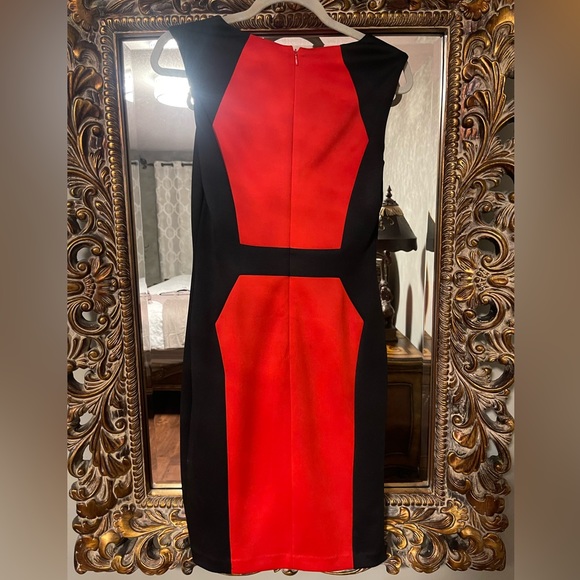 Calvin Klein Colorblock Sheath Dress, 6 - Picture 2 of 6